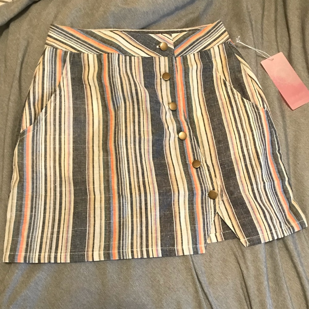 Striped skirt